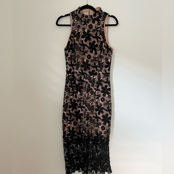 Revolve Floral Lace Dress - Picture 4 of 7